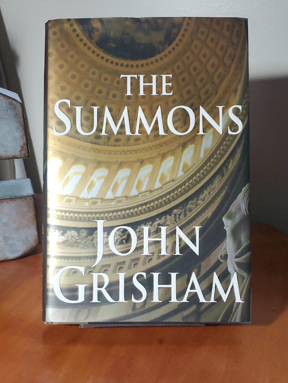 The Summons by John Grisham - Gold & Cream Hardcover